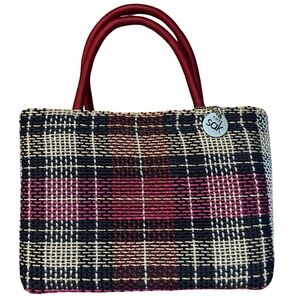 The Sak Mini Purse Pink Plaid